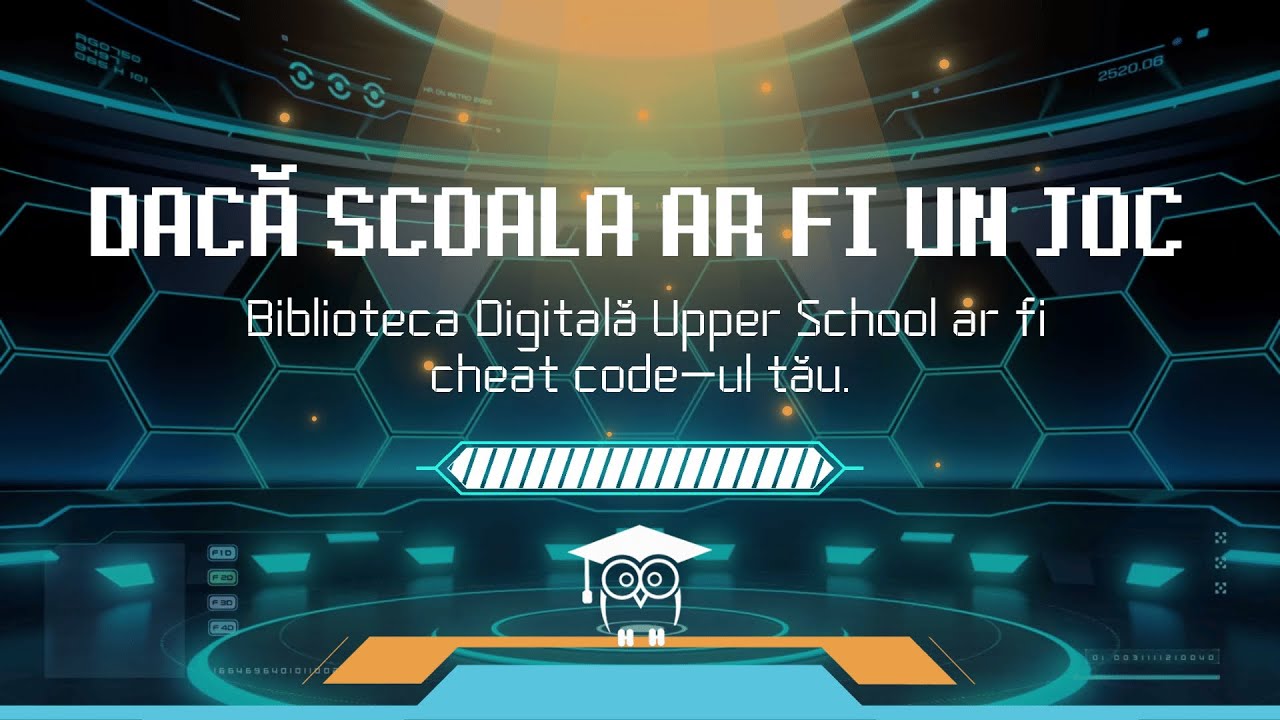 Descoperă Biblioteca Digitală Upper School | Learn more, get Upper!