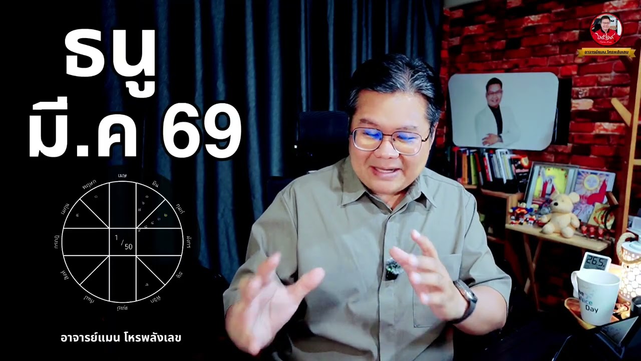 ลัคนาราศี ธนู มีนาคม 2569 | อาจารย์แมน โหรพลังเลข |