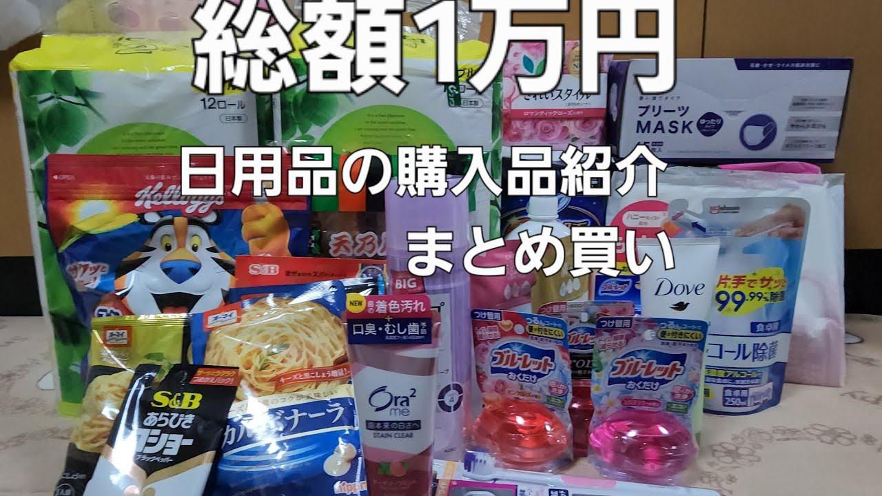 購入品紹介 日用品の買い出し