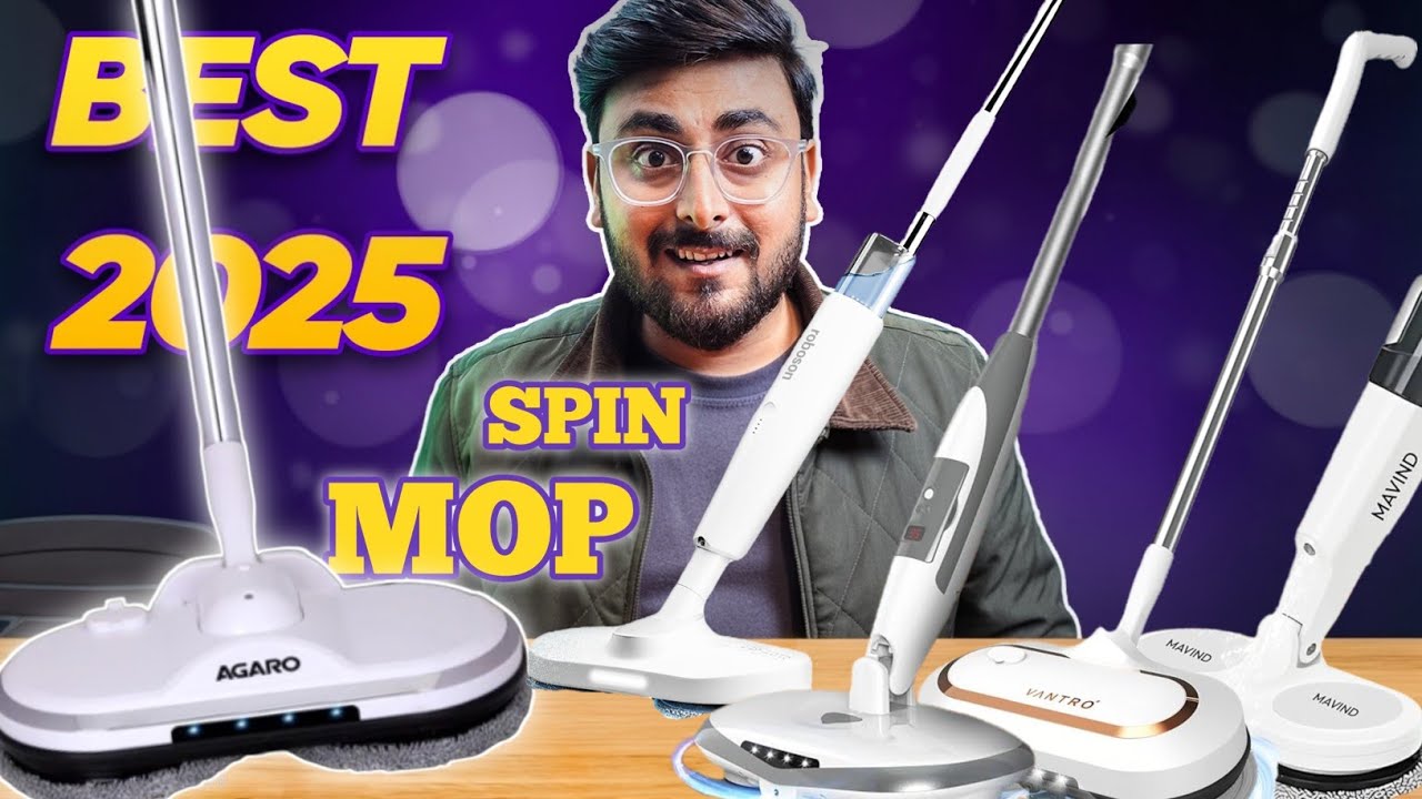 Your Waist Will Thank You😊! Top 5 Electric Spin Mops In India