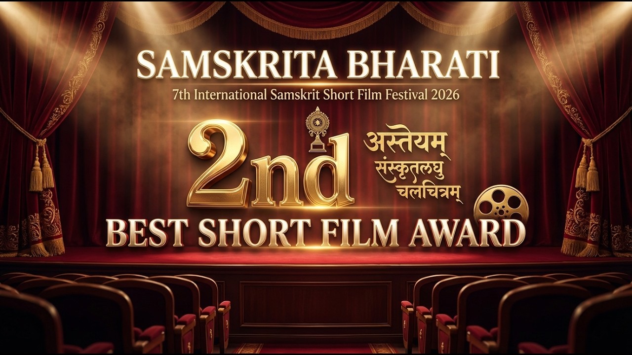 अस्तेयम् संस्कृतलघु चलचित्रम्  || 2nd Best Short Film Award || Samskrita Bharati