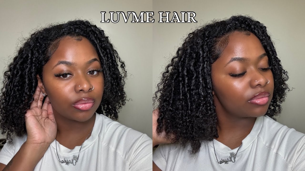 LUVME Too Easy Texture™ 3-In-1 Half Wig Kinky Curly  Flexi-Fit Drawstring Wig | Luvvmaaz