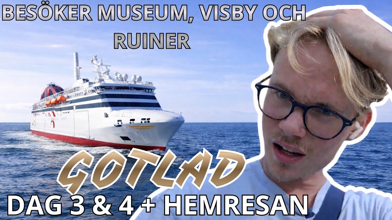 UPPTÄCKSFÄRD PÅ GOTLAND + HEMRESAN | Vlogg (sommaren 2025)
