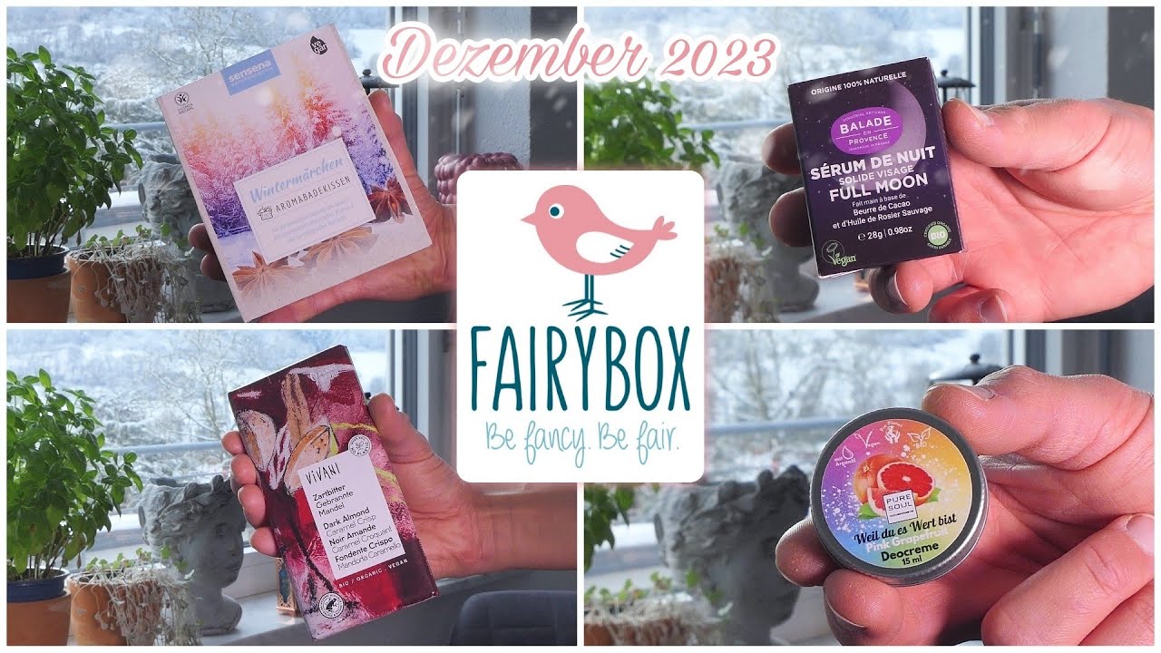 Fairybox Dezember 2023 Unboxing ❄️ Naturkosmetik ohne Tierversuche | Ginkgomen