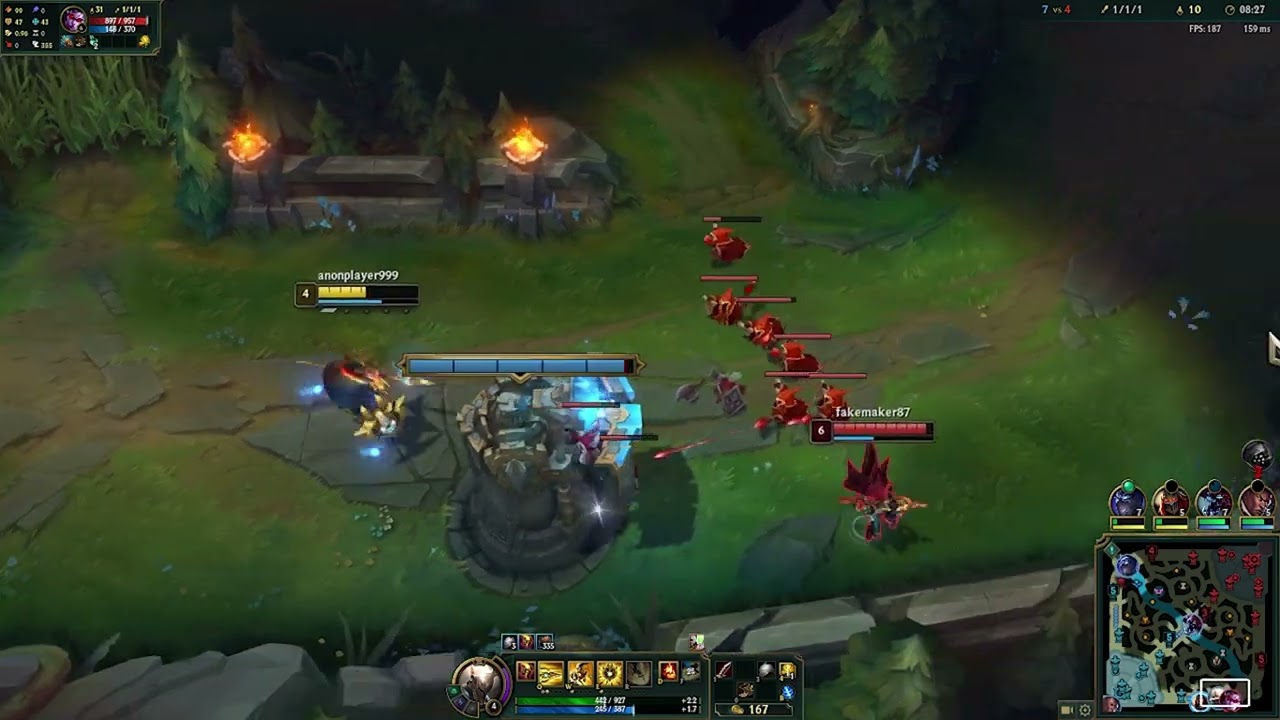 PANTHEON SUPPORT VS ZILEAN - FULL GAME
