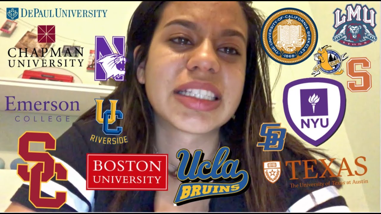 COLLEGE DECISION REACTIONS 2019 | USC, UCLA, NYU, CHAPMAN, BU, ETC. (FILM SCHOOL)