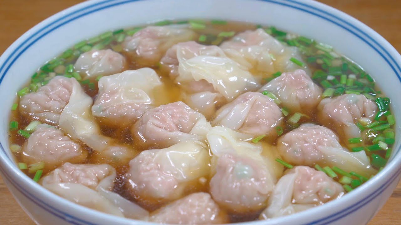為什麼你做的混沌像吃餃子呢，原來方法錯了，教你正宗紗線混沌餡調製方法，學會直接去開早餐店，香#like #美食教程 #delicious #food