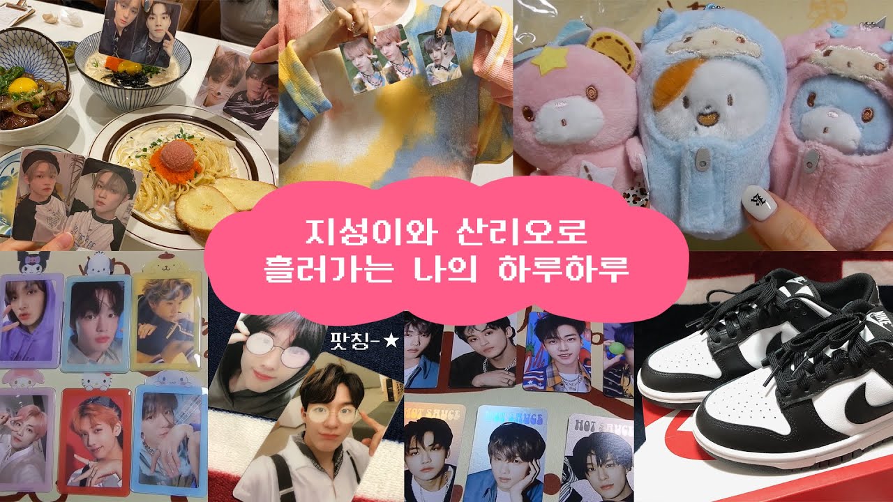 ੯•́ ੇᎮ 7月 | 시즈니 브이로그 | 엔시티와 산리오에 잡아먹힌 생활 | 지성손민수 • 맛 MD 언박싱 • 핑크퐁 플레이북 • 나이키 덩크로우💘