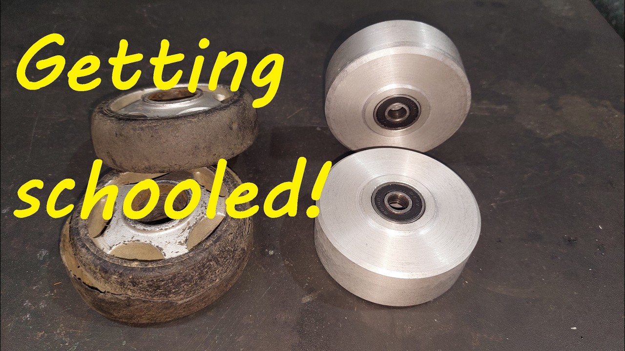 Making Replacement Wheels for a School Trolley Bag