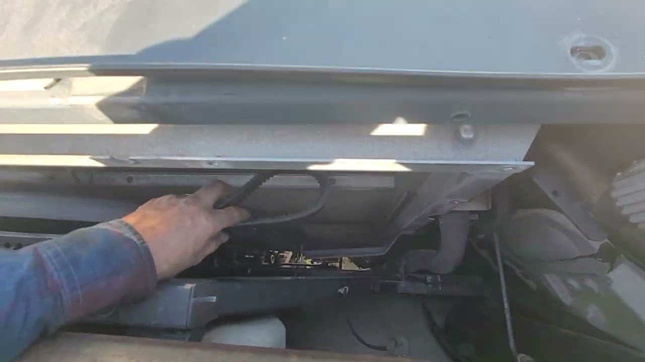 Carrier x4 upper fan belt change