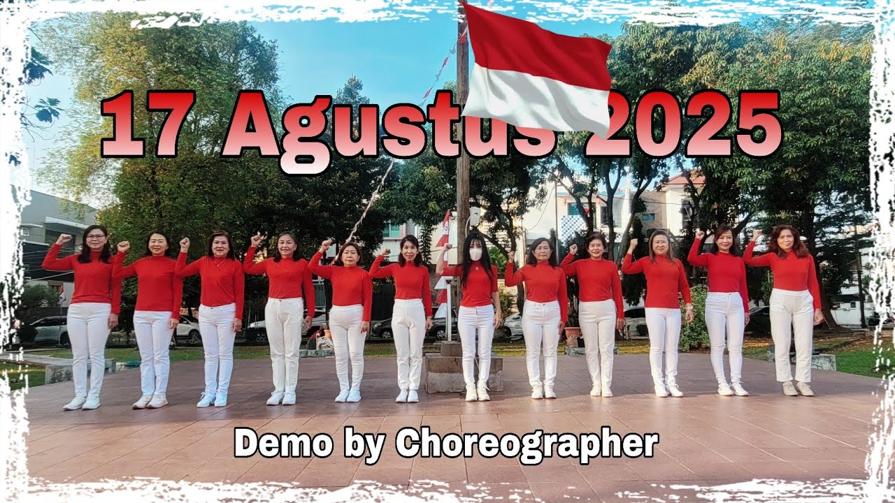 🇲🇨17 AGUSTUS 2025 Line Dance | Demo by Choreographer 