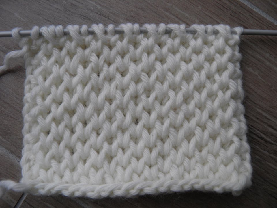 HONEYCOMB BRIOCHE KNITTING STITCH PATTERNS  / NID D'ABEILLE / Узор СОТЫ