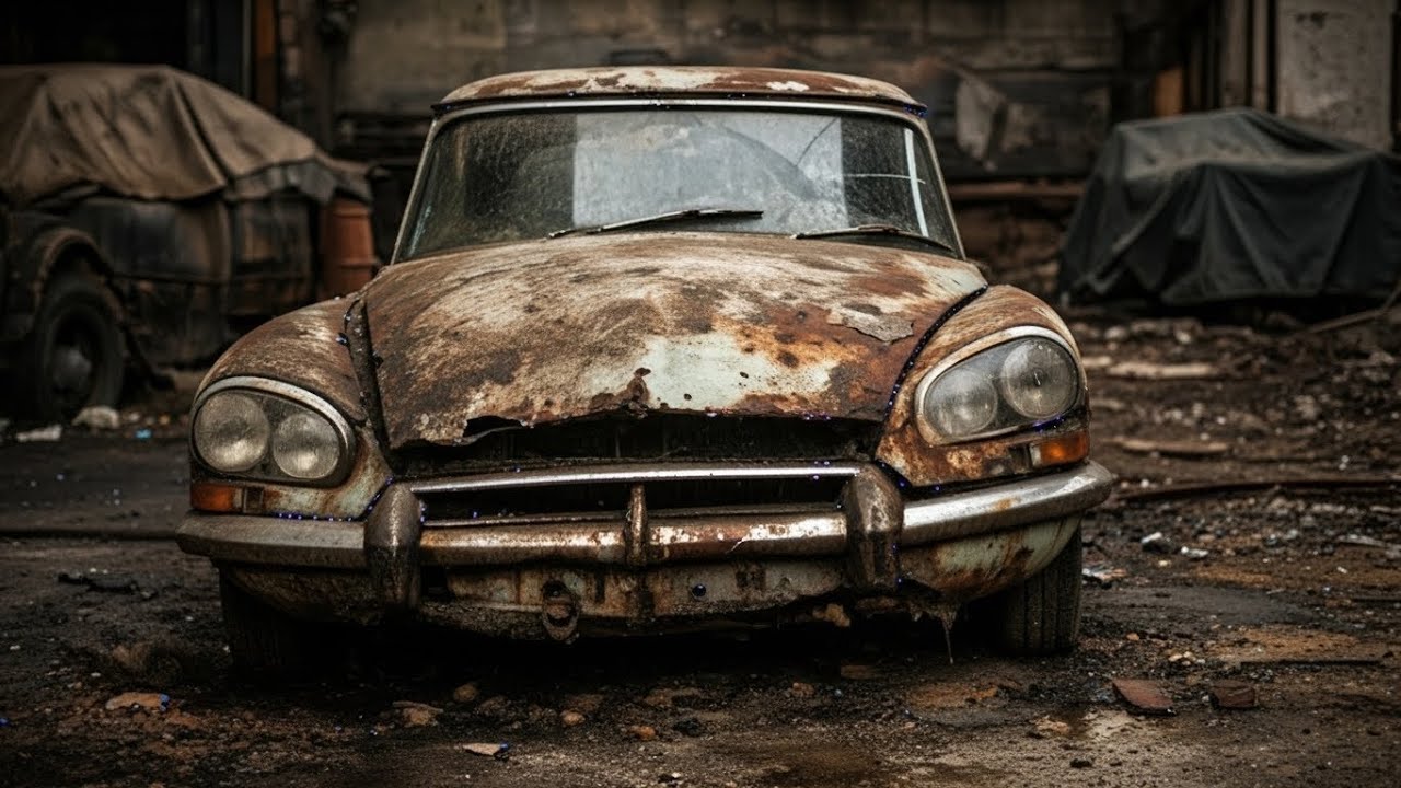 ASMR Car Restoration | 1963 Citroën DS Rust to Factory Ne