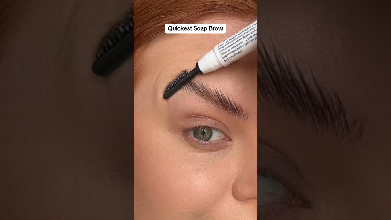 Quickest Soap Brows (under 15 seconds) 