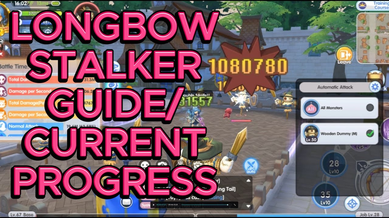 ROX GLOBAL - LONGBOW STALKER / ROGUE BUILD - GUIDE - CURRENT PROGRESS - WATCH AT 1.25x SPEED