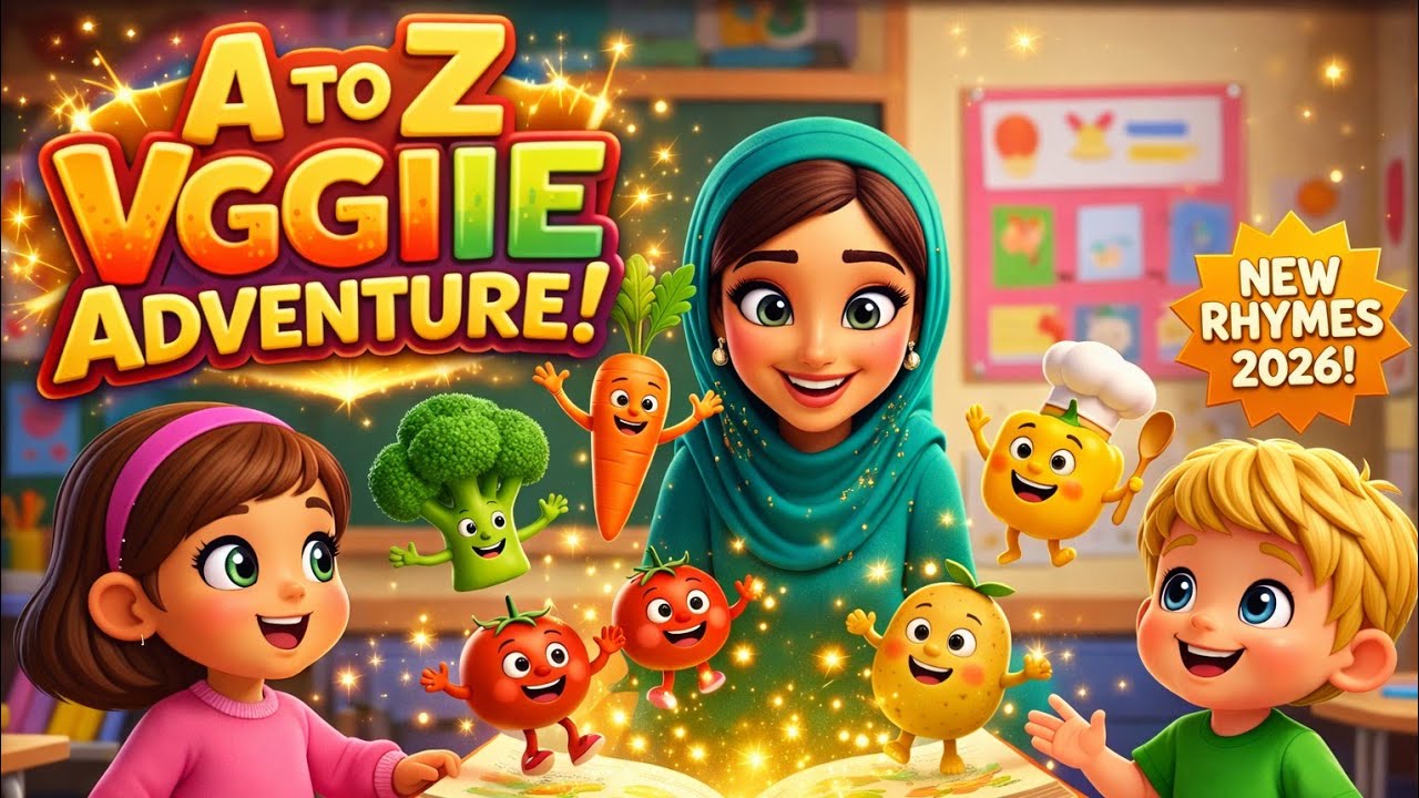 A to Z Veggie Adventure! 🥕Learn Alphabet with Vegetables