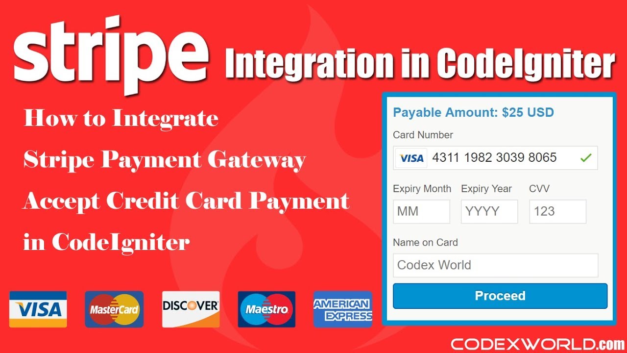 Stripe Payment Gateway Integration in CodeIgniter