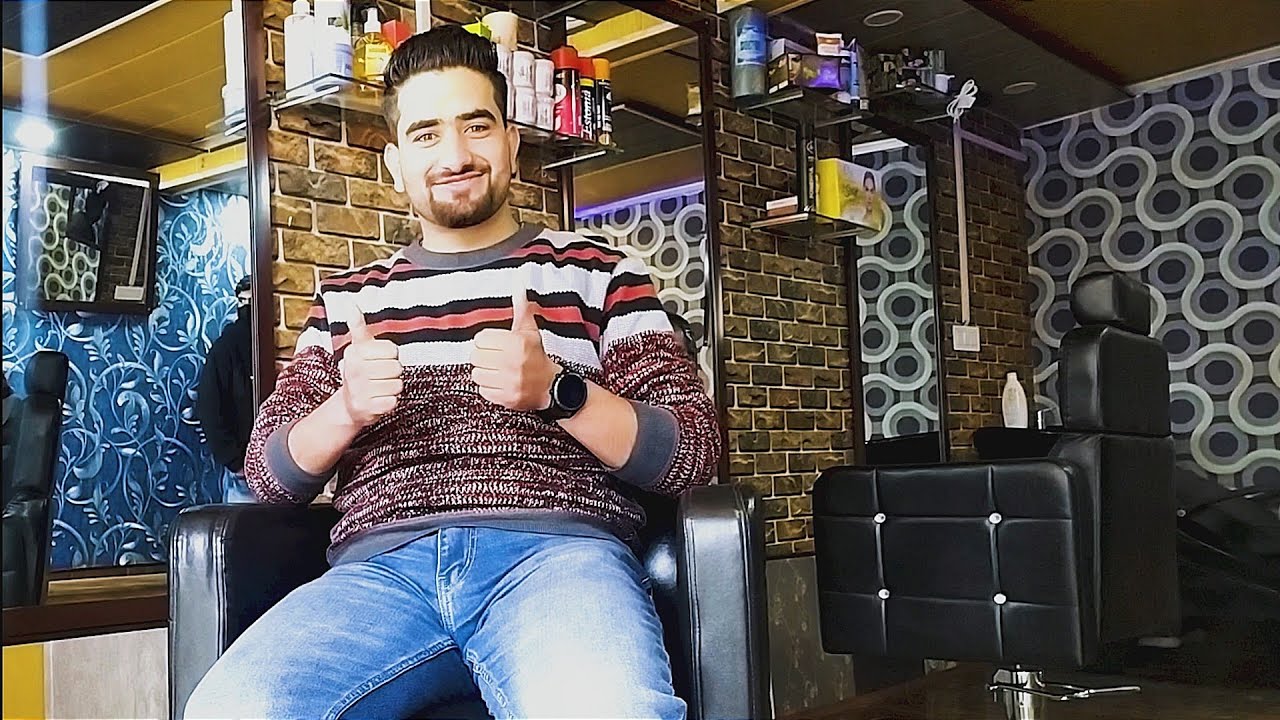 New salon in my hometown 😎| @mubashirkashmirii