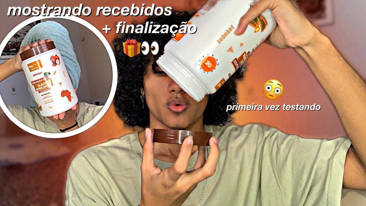 mostrando recebidos + finalização 🎁❤️|•alisson souza cacheado masculino 