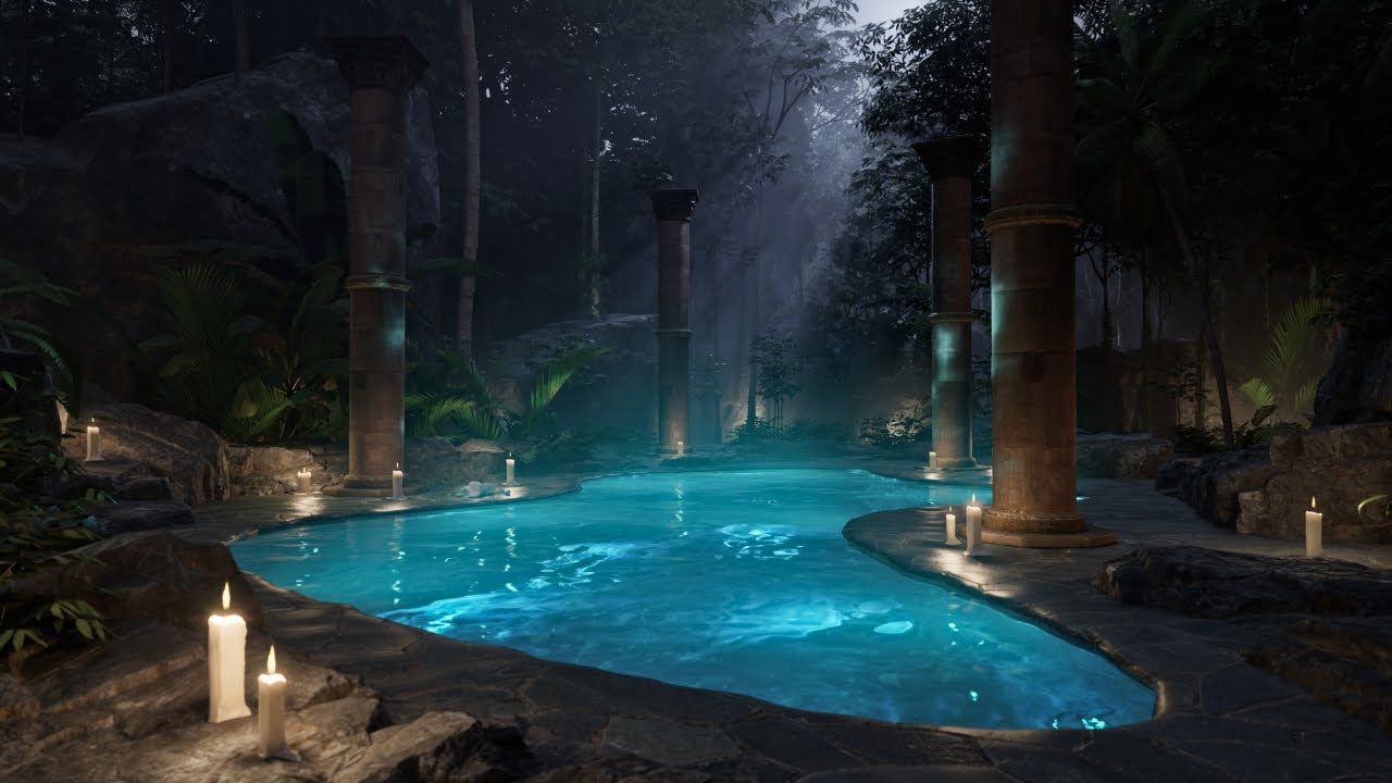 Ancient Oasis | 2-Hour Relaxing Pool and Jungle Ambience