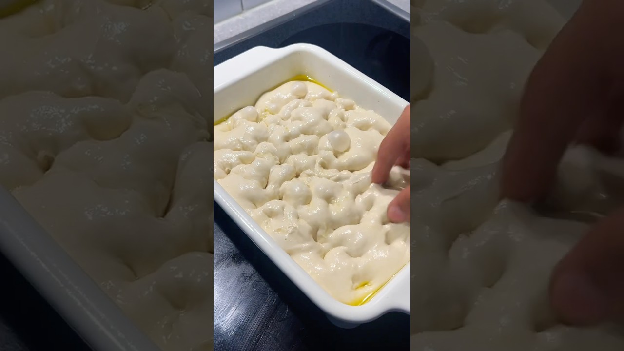 Focaccia Bread Recipe✨🍞|Crispy & Fluffy🤤| Italian Bread Step by Step | No knead Recipe #easyrecipe