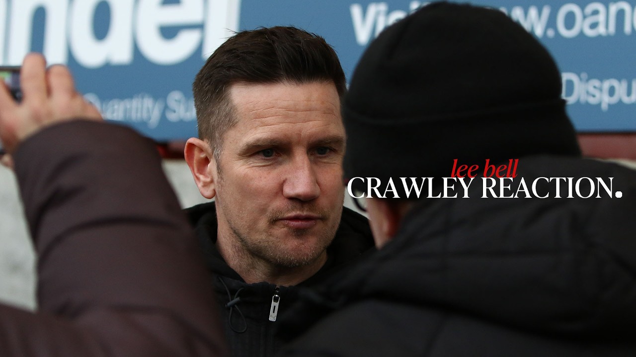 CRAWLEY REACTION | Lee Bell Reacts To Three Points On The Road