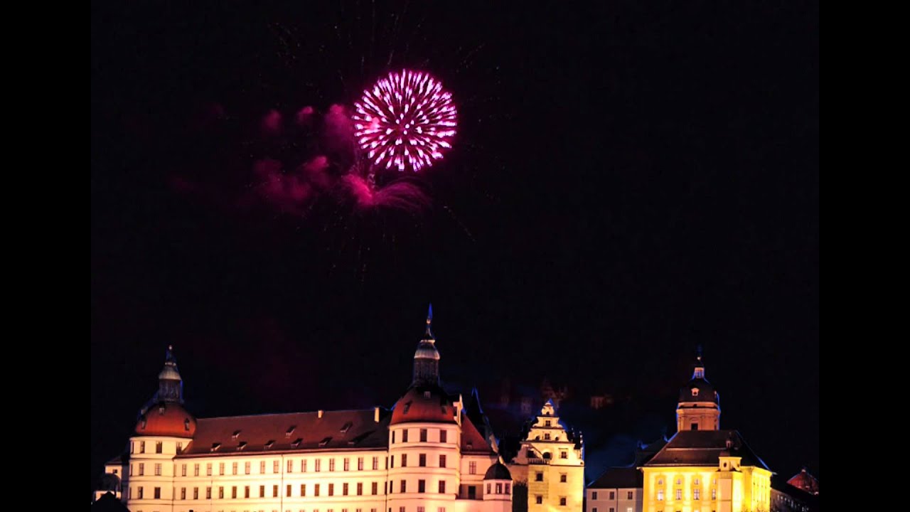 Schlossfest Feuerwerk Neuburg/Do. am 6.7.2013