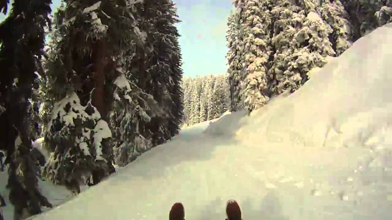 Rodeln Schruns Montafon, vom Kapell zum Kropfen, sledding