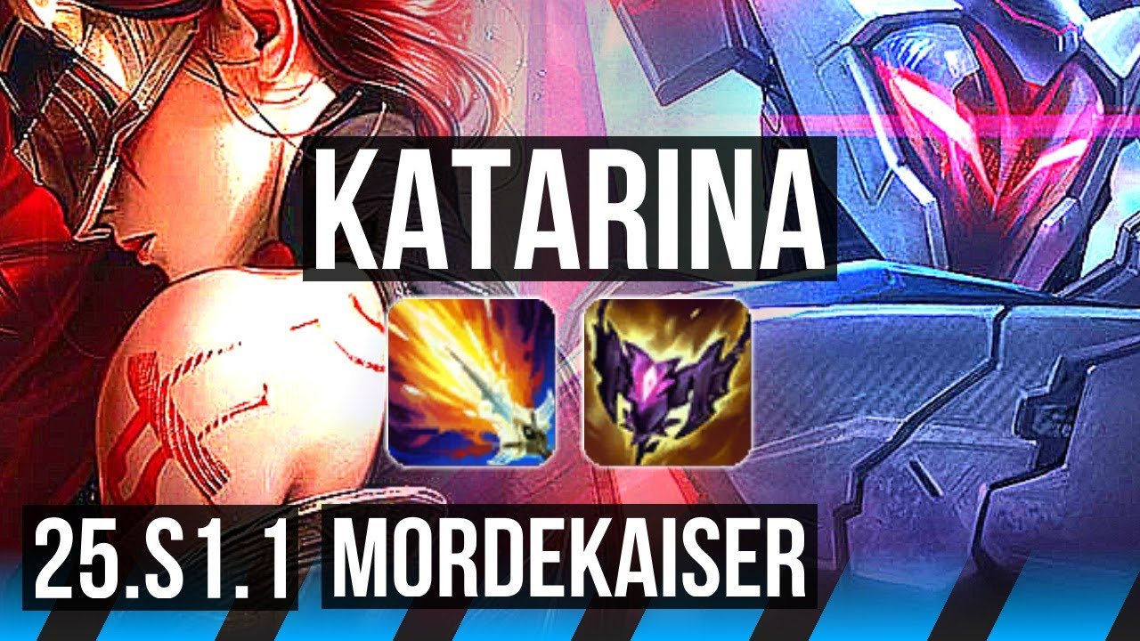 KATARINA vs MORDEKAISER (MID) | Legendary, 8/2/3 | KR Grandmaster | 25.S1.1