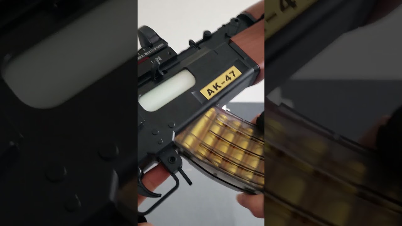AK-47 toy gun that can eject shells. #toygun #toyguncollection #toyguncollection #blastgun #shellgun