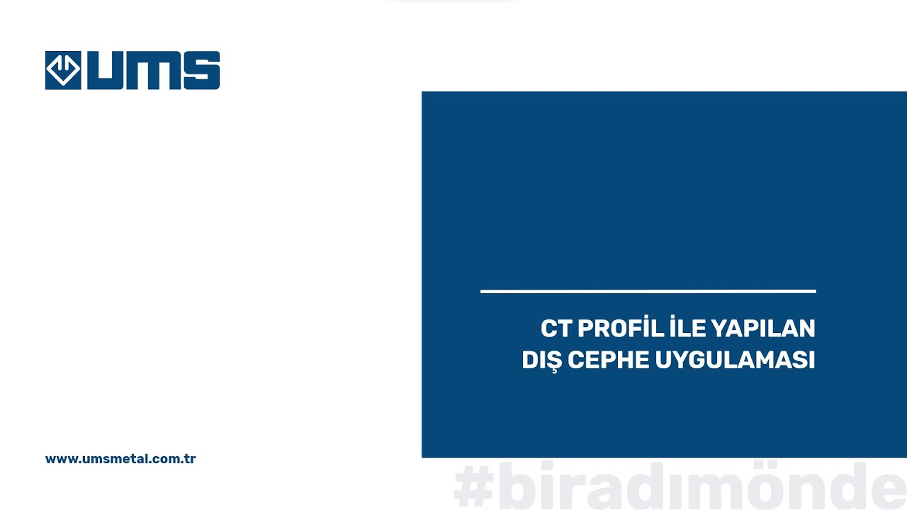 CT Profil ile Yapılan Dış Cephe Uygulaması