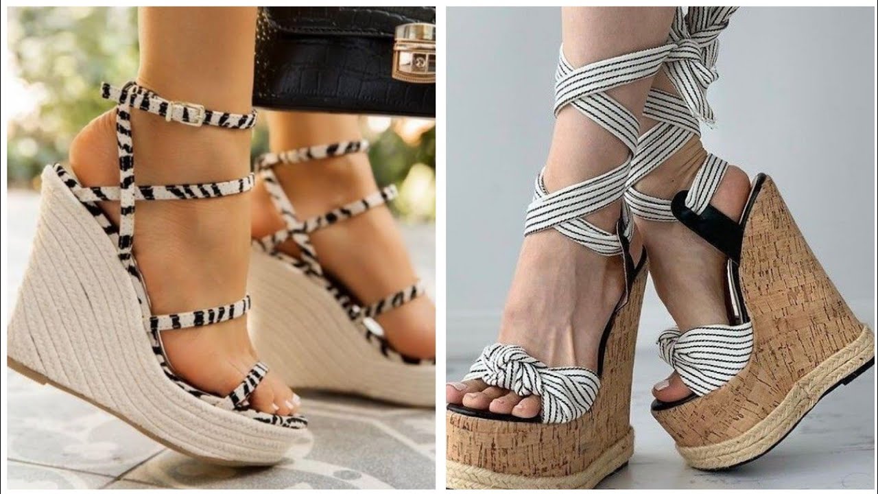 Gorgeous collection of wedge heel sandals #for ladies