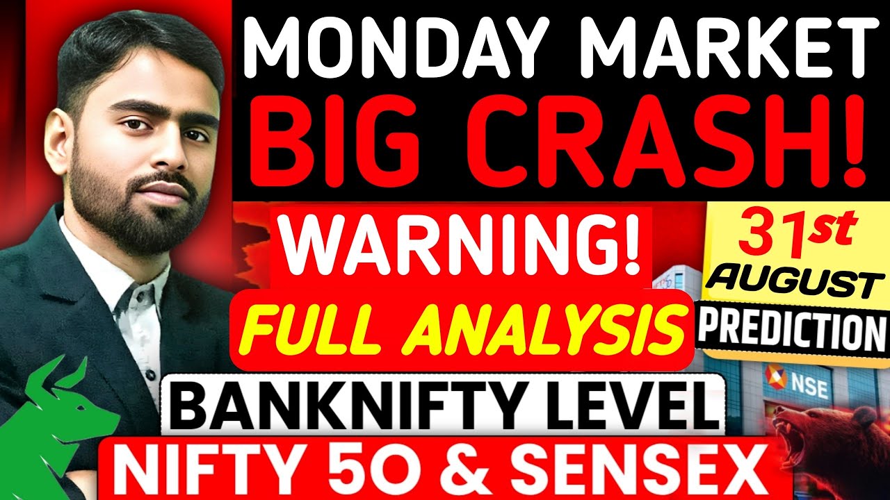 Nifty Sensex prediction for 31 August Monday | Nifty Expiry |Nifty Banknifty Prediction for Tomorrow