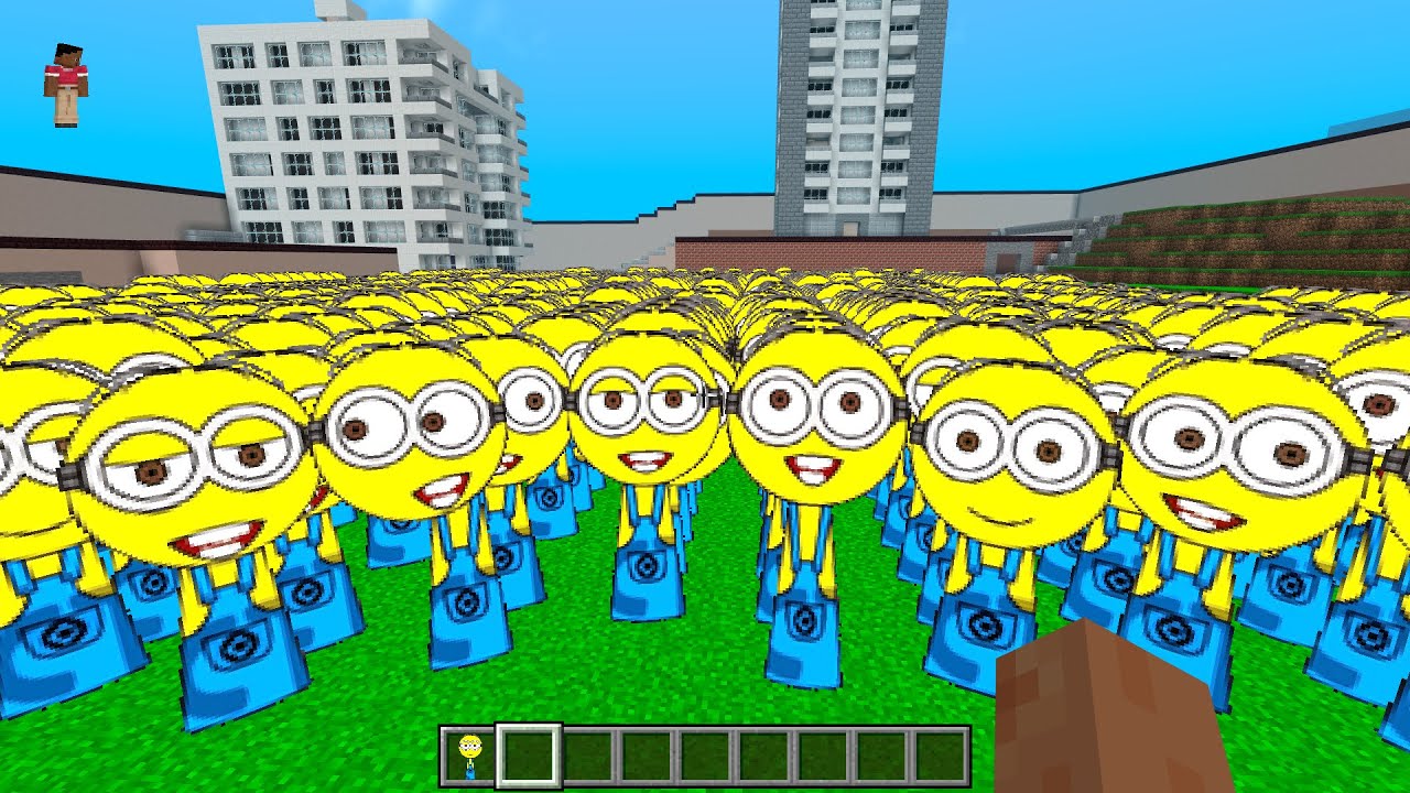 Sprunki OC Dave The Minion added in Minecraft PE
