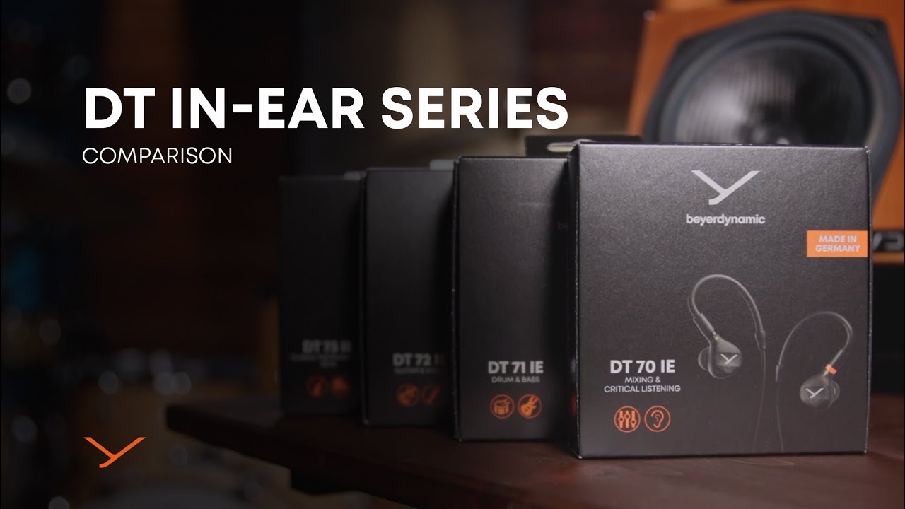 beyerdynamic | DT in-ear series comparison