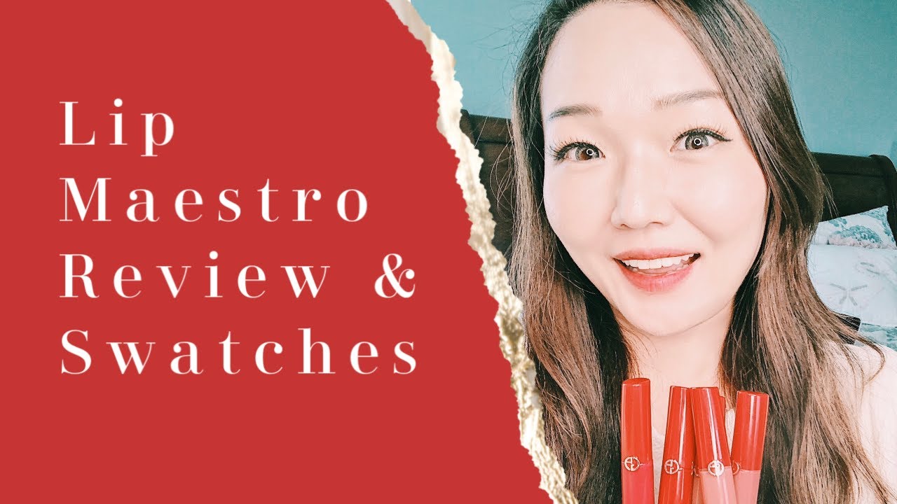 Giorgio Armani Lip Maestro Swatches and Review