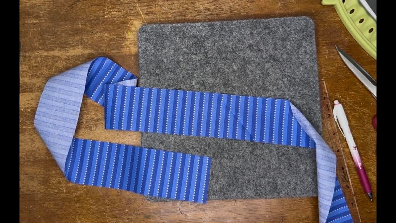 VIDEO #2 How I join binding on an angle/on the cross