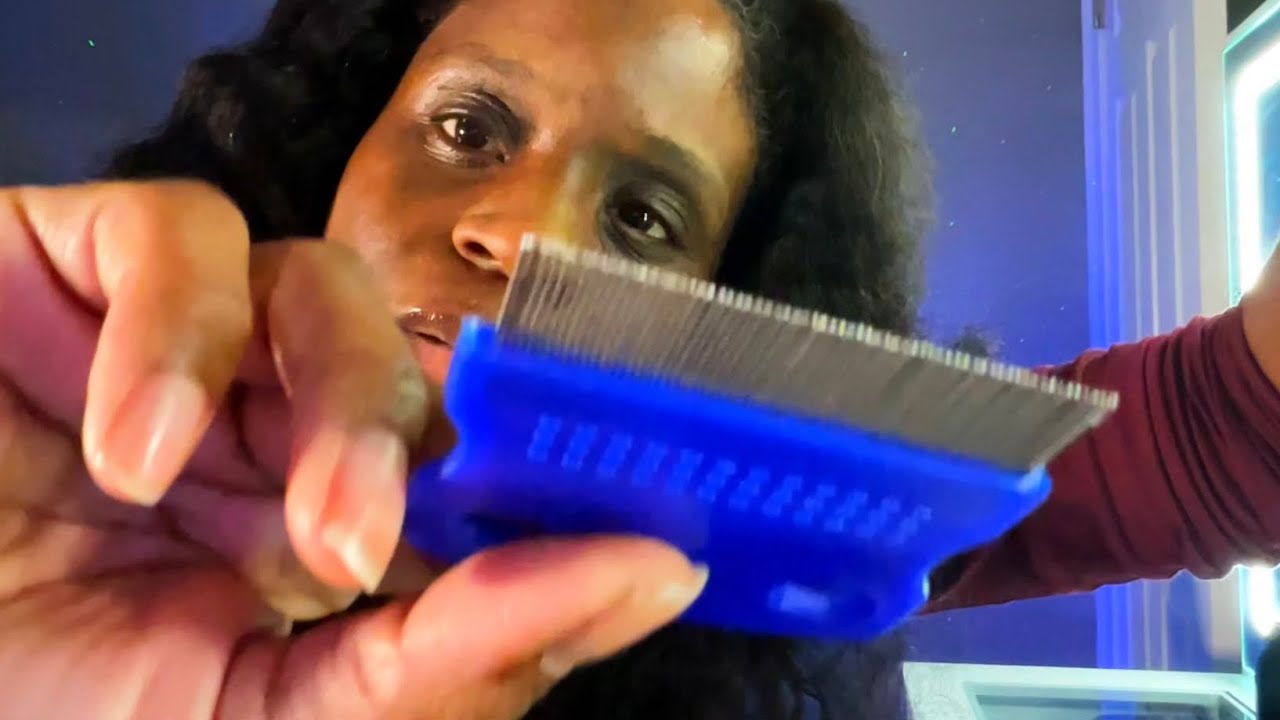 ASMR~ Close-Up Hair Combing (Soft, Slow, Personal Attention)Looped 