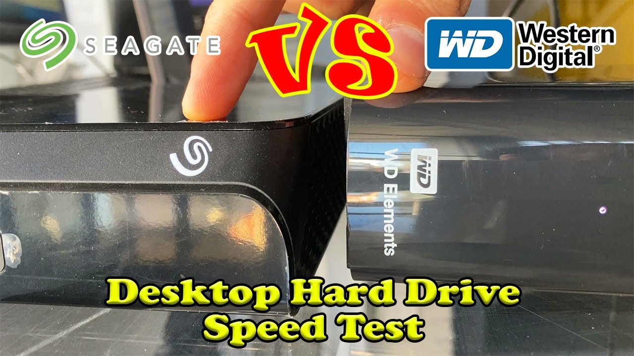 WD 6TB Elements Desktop Hard Drive HDD VS Seagate Backup Plus Hub 8TB Desktop Hard Drive
