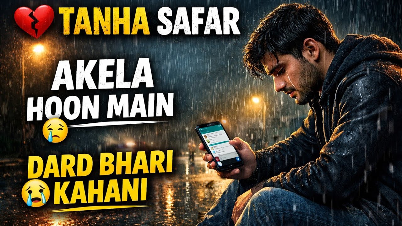 TANHA SAFAR 😢 | Akela Hoon Main | Very Sad Heart Touching Song | Broken Heart
