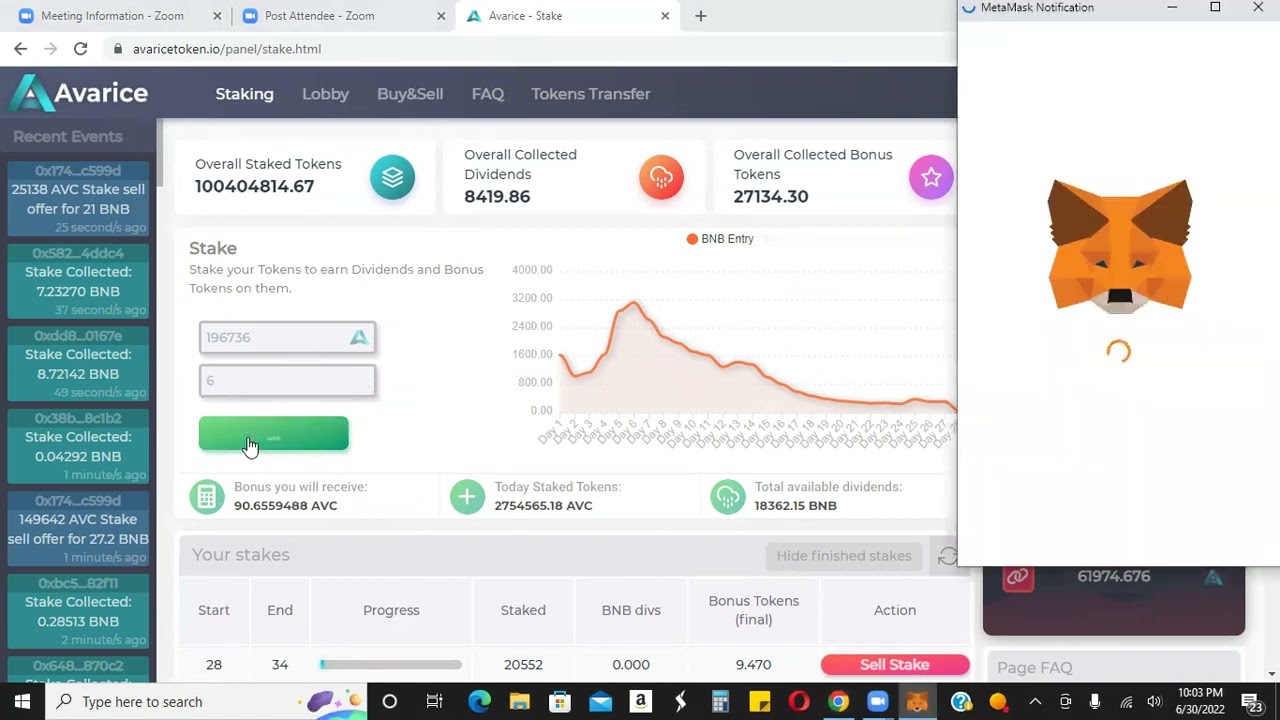 Avarice Token - Positioned To Get BNB Dividends Every Single Day Now!!