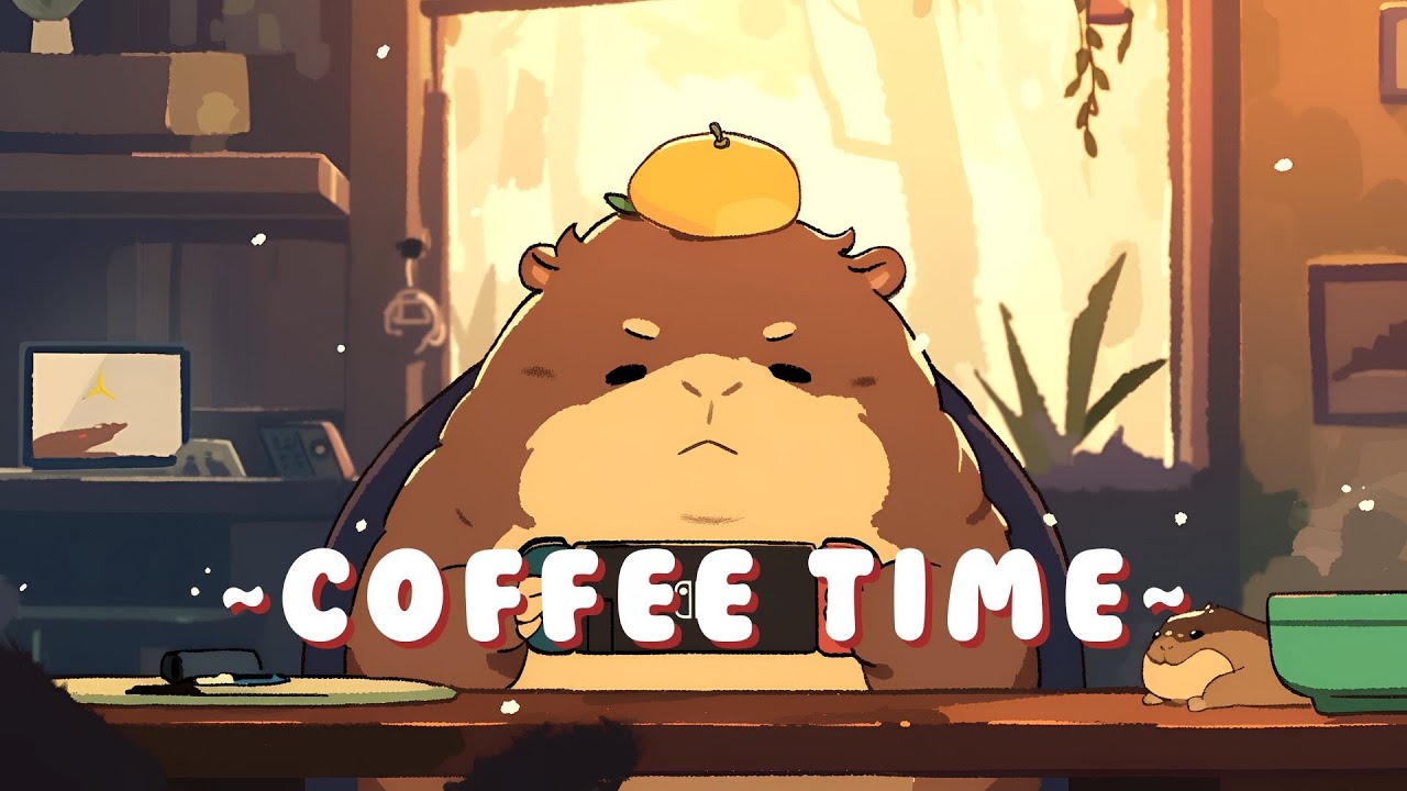 [1 Hour] Capybara Music Lab - Chill Study Music Mix ~ Tranquil Mood ~ 🦫 🎮 ☕