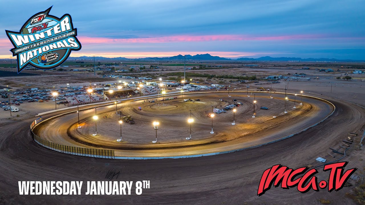 imca.tv | LIVE LOOK-IN | Central Arizona Raceway | Casa Grande, AZ | January 8th 2025