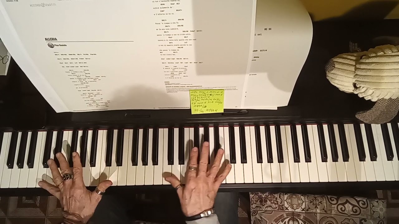 tutorial pianoforte alleria pino Daniele