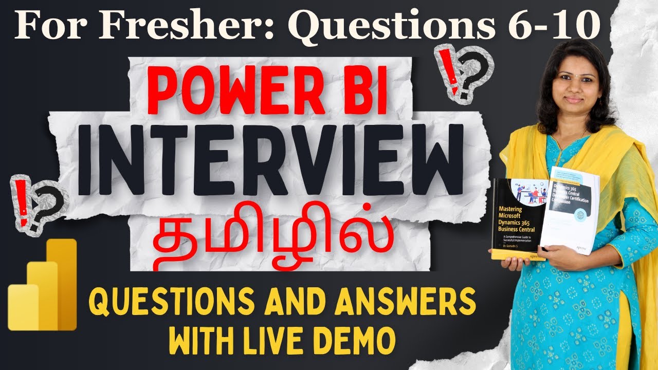 Power BI Interview Questions in Tamil &ndash; Part 2 | Questions 6 to 10 with Answers & Tips