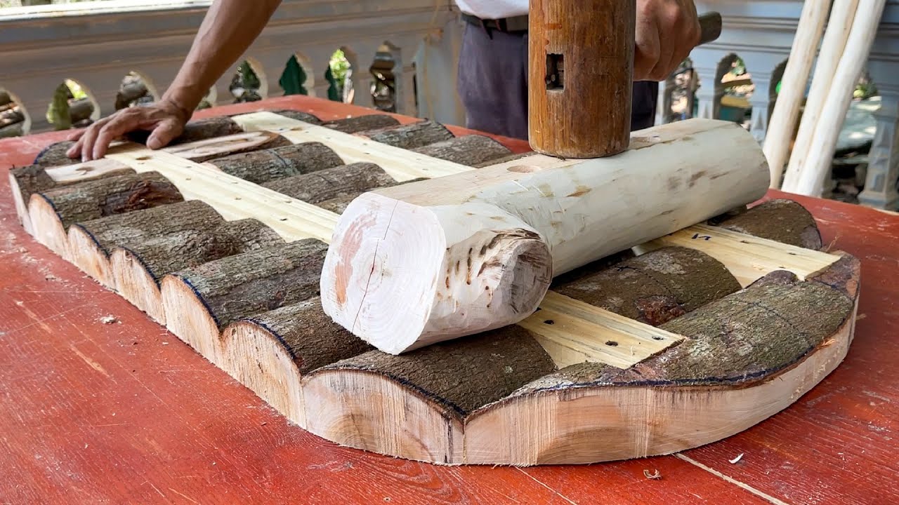 Woodworking Ideas Perfect For Woodworking Projects Easily From Dry Tree Stump - DIY Wooden Furniture