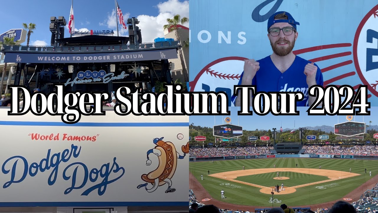 Dodger Stadium Tour 2024 | Food, Trophies, Ohtani, & more