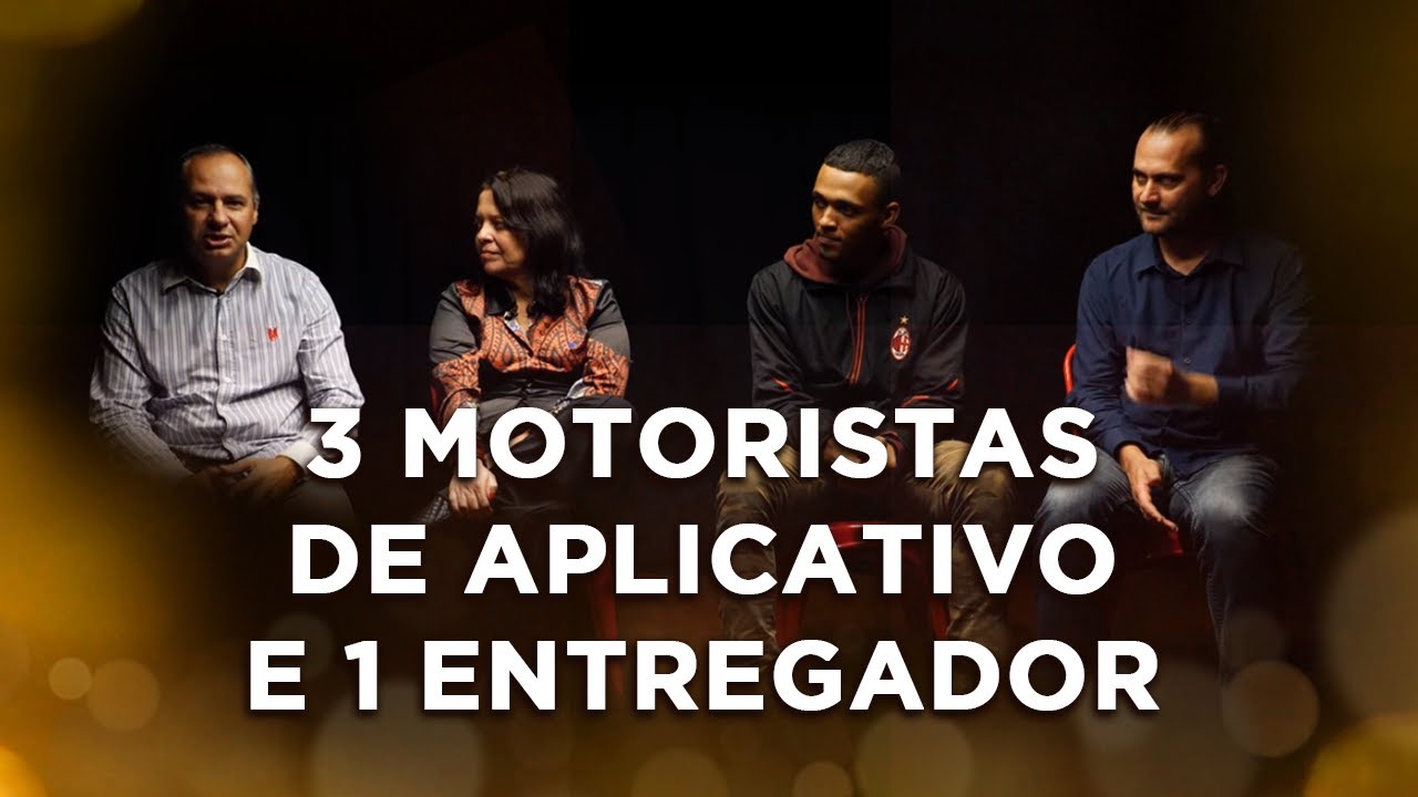 Colocamos 3 motoristas de aplicativo (e 1 entregador) pra conversar
