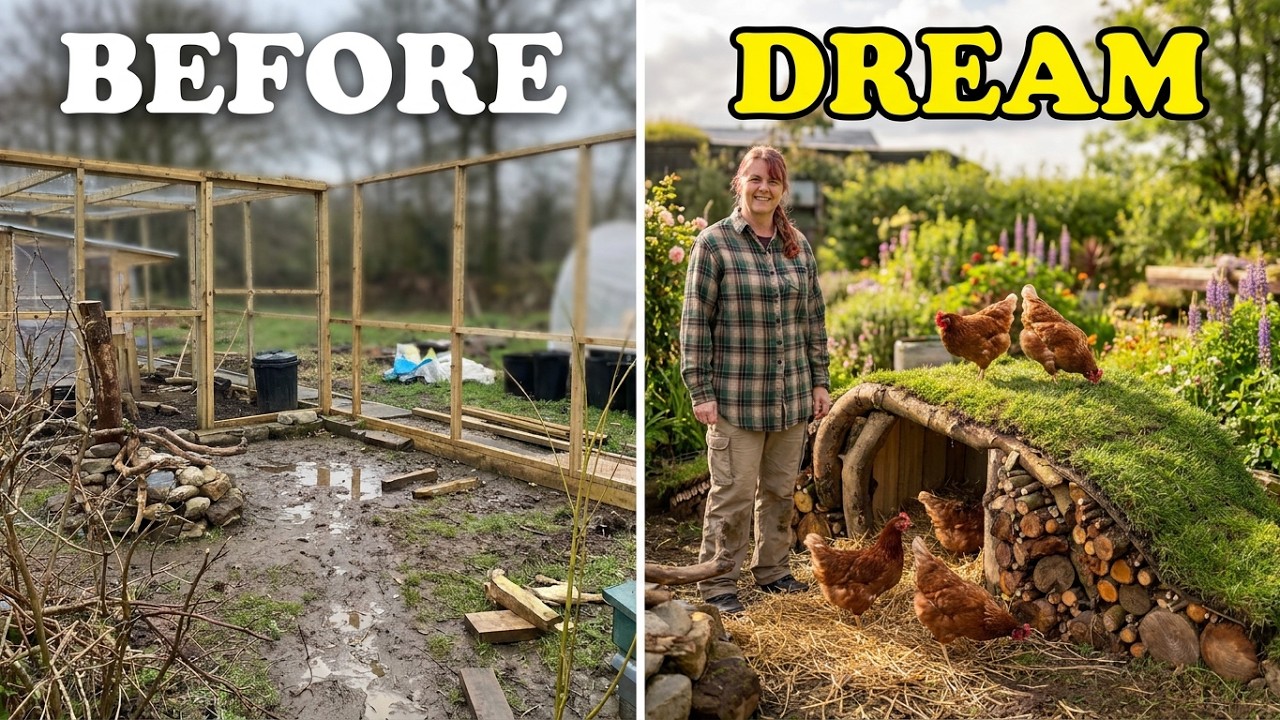 Our Rustic Hobbit Hen House: Off-Grid Homestead in Ireland