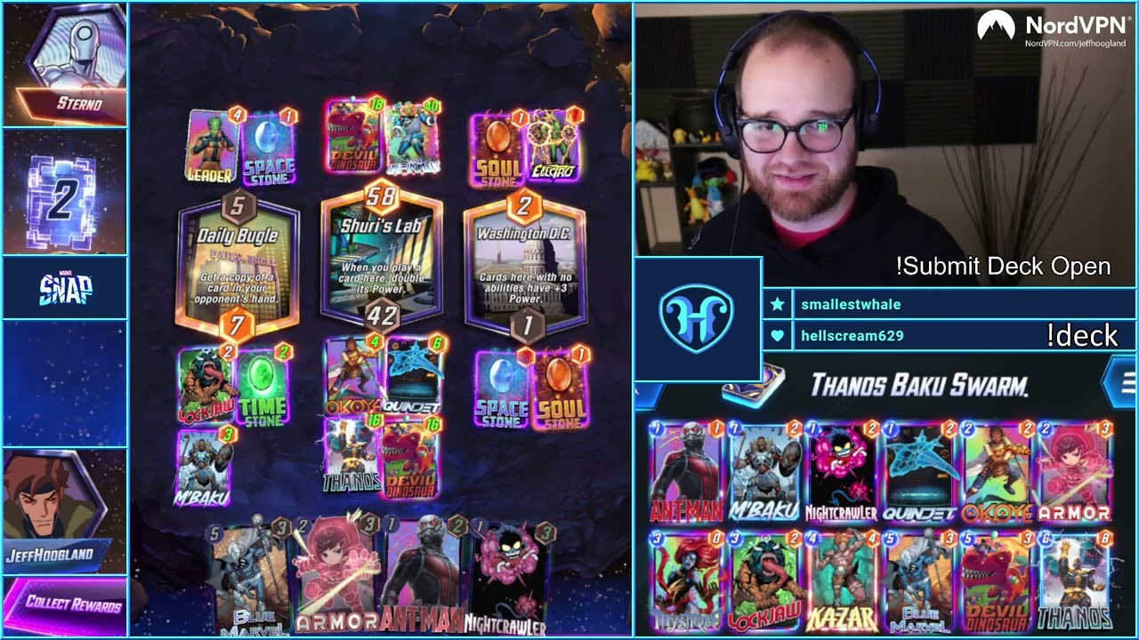 Friday Favorites & Viewer decks climbing the Marvel SNAP Ladder - Livestream Gameplay Archive